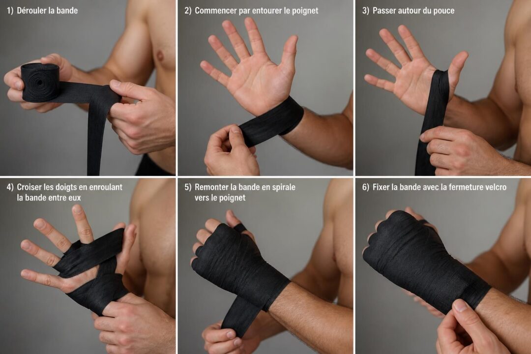 apprenez à bien mettre vos bandes de boxe avec notre guide étape par étape, pour un maintien optimal et une protection efficace lors de vos entraînements.
